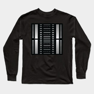 “Dimensional Civilization” - V.1 Grey - (Geometric Art) (Dimensions) - Doc Labs Long Sleeve T-Shirt